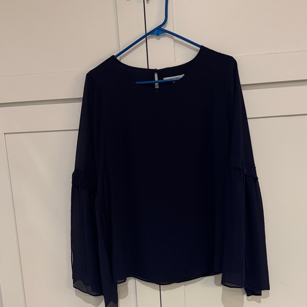 Naked Zebra Navy Women's Blouse